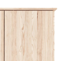 Kledingkast Alta 90X55X170 Cm Massief Grenenhout