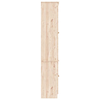 Vitrinekast Alta 77X35X186,5 Cm Massief Grenenhout