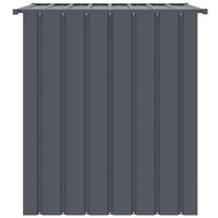 Hondenhok Met Dak 110X103X109 Cm Gegalvaniseerd Staal Zwart