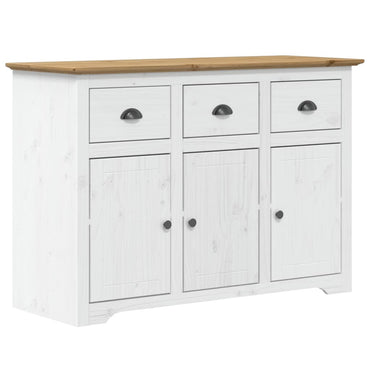 Dressoir Bodo 115,5X44X80 Cm Massief Grenenhout Wit En