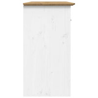 Dressoir Bodo 115,5X44X80 Cm Massief Grenenhout Wit En