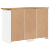 Dressoir Bodo 115,5X44X80 Cm Massief Grenenhout Wit En