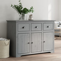 Dressoir Bodo 115,5X44X80 Cm Massief Grenenhout Wit En