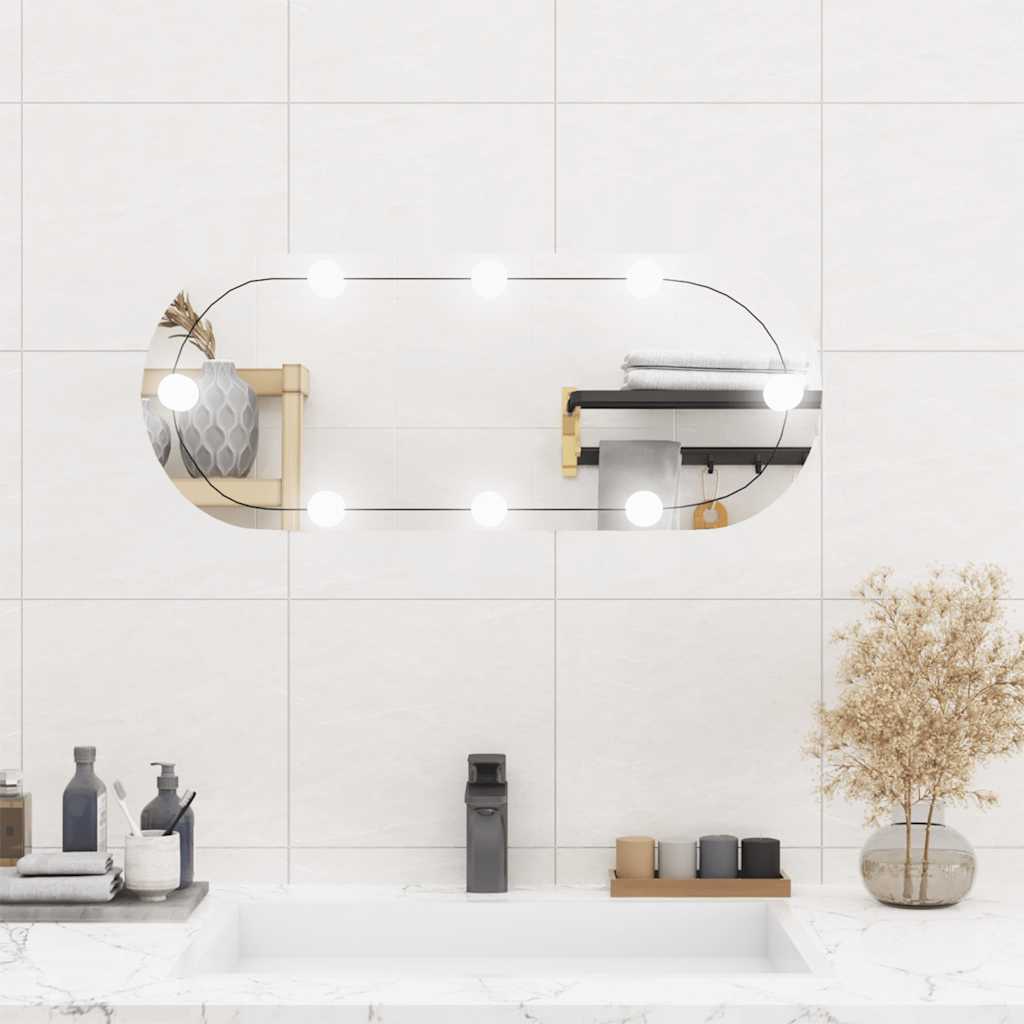Spiegel Met Led-Verlichting Glas