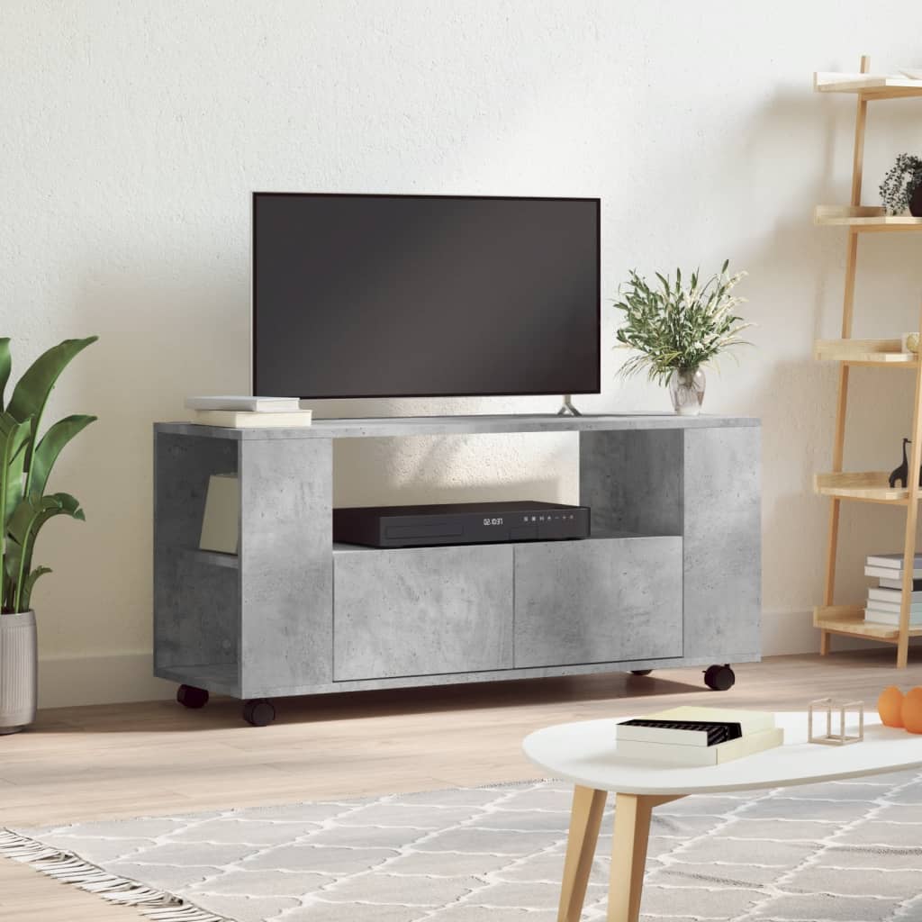 Tv-Meubel Wielen 102X34,5X43 Cm Spaanplaat Kleurig