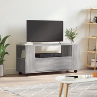 Tv-Meubel Wielen 102X34,5X43 Cm Spaanplaat Kleurig