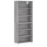 Hoge Kast 69,5X32,5X180 Cm Bewerkt Hout