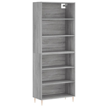 Hoge Kast 69,5X32,5X180 Cm Bewerkt Hout