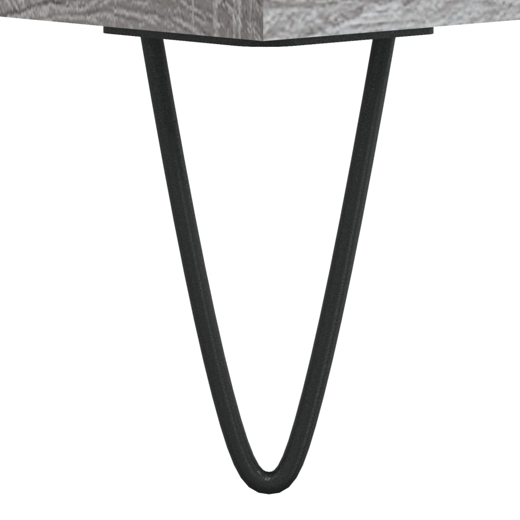 Hoge Kast 69,5X34X180 Cm Bewerkt Hout Eikenkleurig