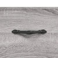 Hoge Kast 69,5X34X180 Cm Bewerkt Hout Eikenkleurig