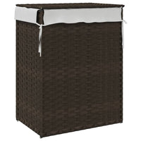 Wasmand Met Deksel 46X33X60 Cm Poly Rattan