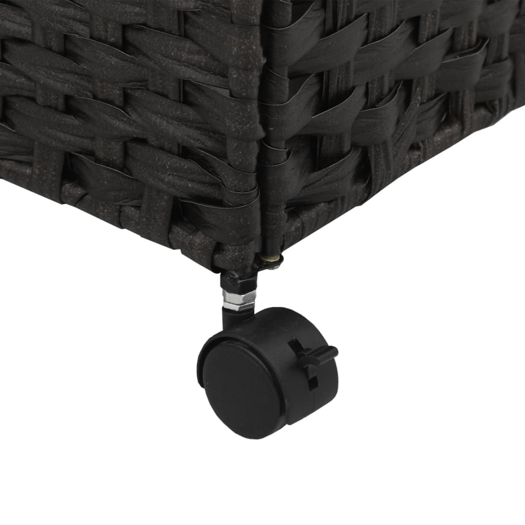 Wasmand Op Wielen 60X35X60,5 Cm Rattan