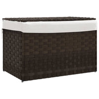 Wasmand Met Deksel 55,5X35X34 Cm Poly Rattan