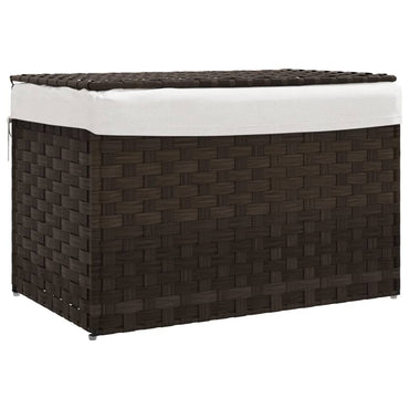 Wasmand Met Deksel 55,5X35X34 Cm Poly Rattan