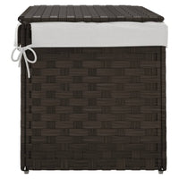 Wasmand Met Deksel 55,5X35X34 Cm Poly Rattan