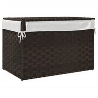 Wasmand Met Deksel 55,5X35X34 Cm Poly Rattan