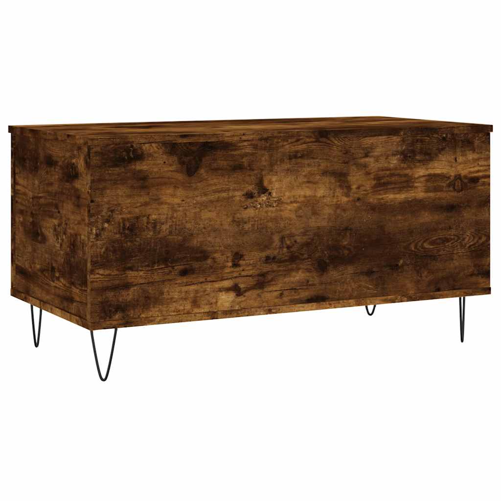 Salontafel 90X44,5X45 Cm Bewerkt Hout Kleurig