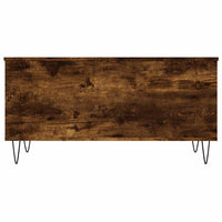 Salontafel 90X44,5X45 Cm Bewerkt Hout Kleurig