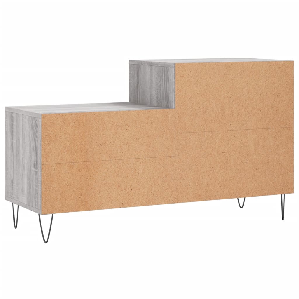 Schoenenkast 102X36X60 Cm Bewerkt Hout Sonoma Grijs Grijs Sonoma
