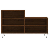 Schoenenkast 102X36X60 Cm Bewerkt Hout Bruin Eikenkleur
