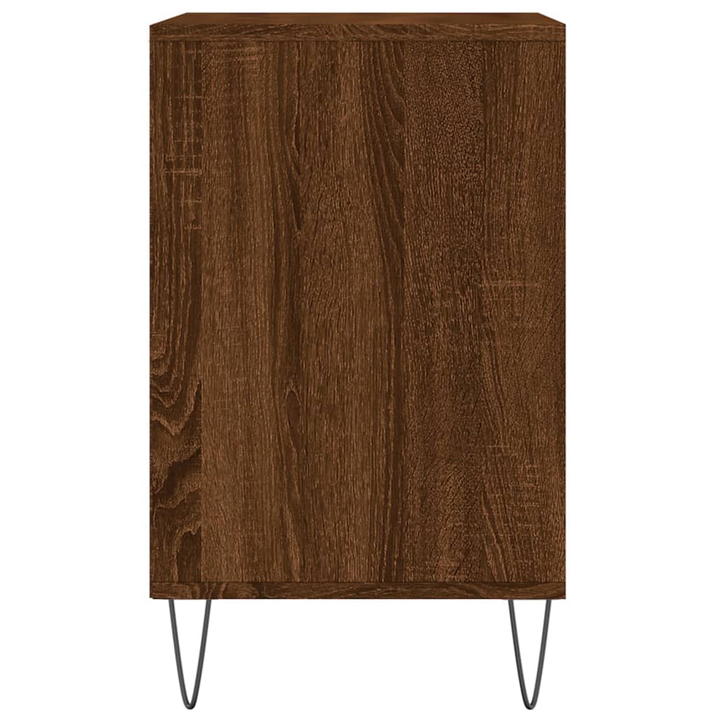 Schoenenkast 102X36X60 Cm Bewerkt Hout Bruin Eikenkleur
