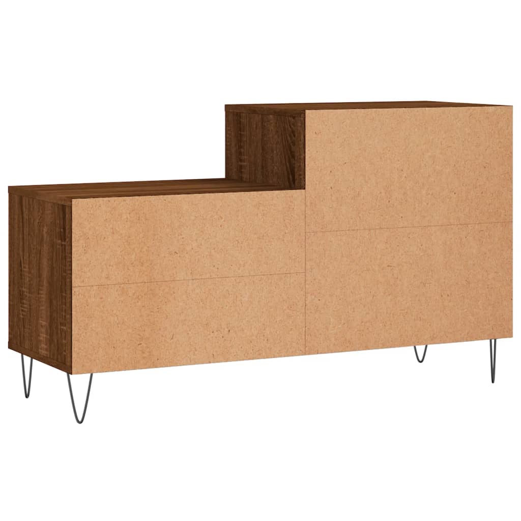 Schoenenkast 102X36X60 Cm Bewerkt Hout Bruin Eikenkleur