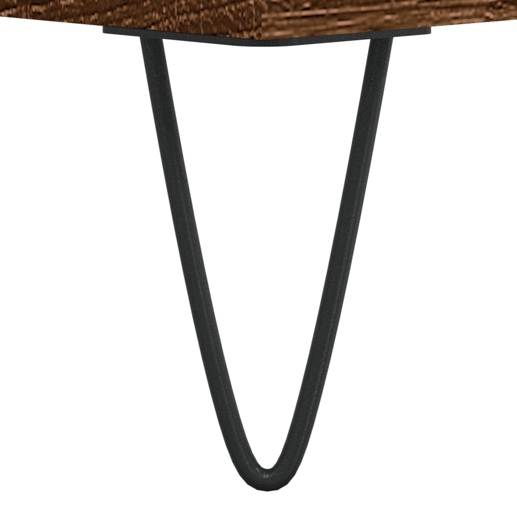 Schoenenkast 102X36X60 Cm Bewerkt Hout Bruin Eikenkleur