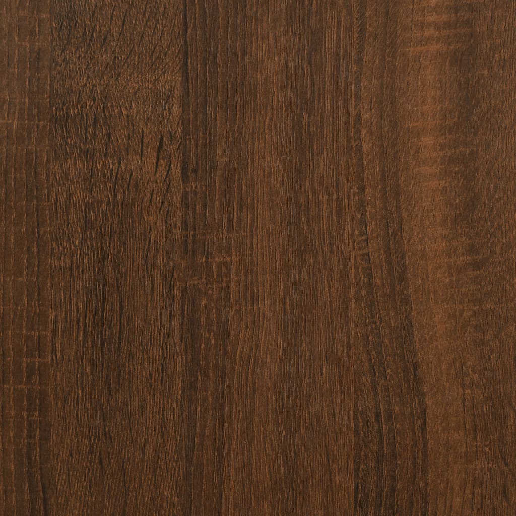 Schoenenkast 102X36X60 Cm Bewerkt Hout Bruin Eikenkleur