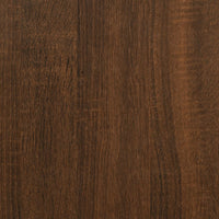 Schoenenkast 102X36X60 Cm Bewerkt Hout Bruin Eikenkleur