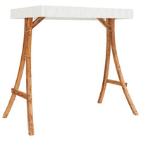 Schommelbank Met Luifel Vurenhout Met Teak Afwerking