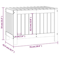 Tuinbox 76X42,5X54 Cm Massief Grenenhout