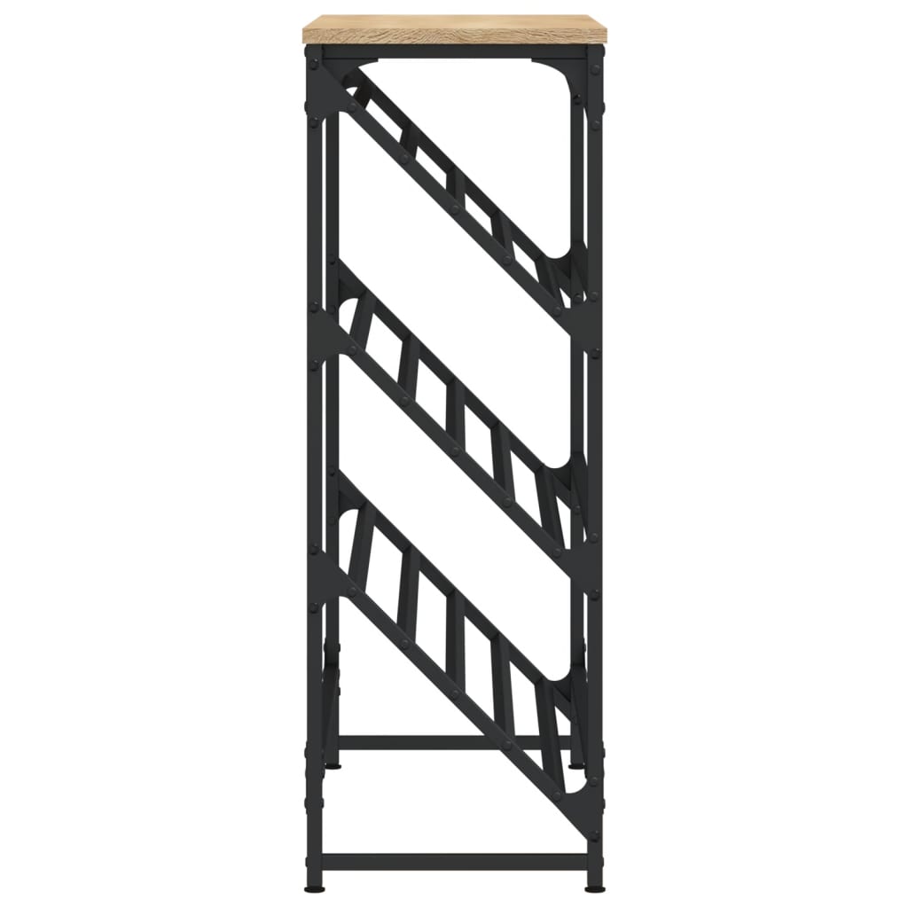 Schoenenrek 90X30X Bewerkt Hout Kleurig Sonoma Eiken