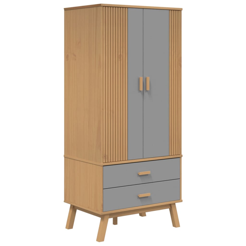 Kledingkast Olden 76,5X53X172 Cm Grenenhout