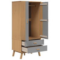 Kledingkast Olden 76,5X53X172 Cm Grenenhout