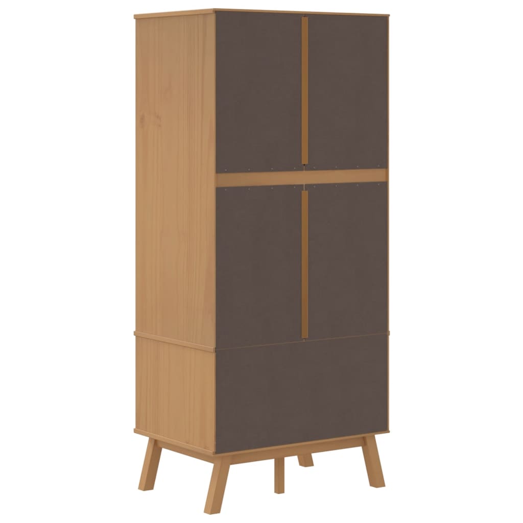 Kledingkast Olden 76,5X53X172 Cm Grenenhout