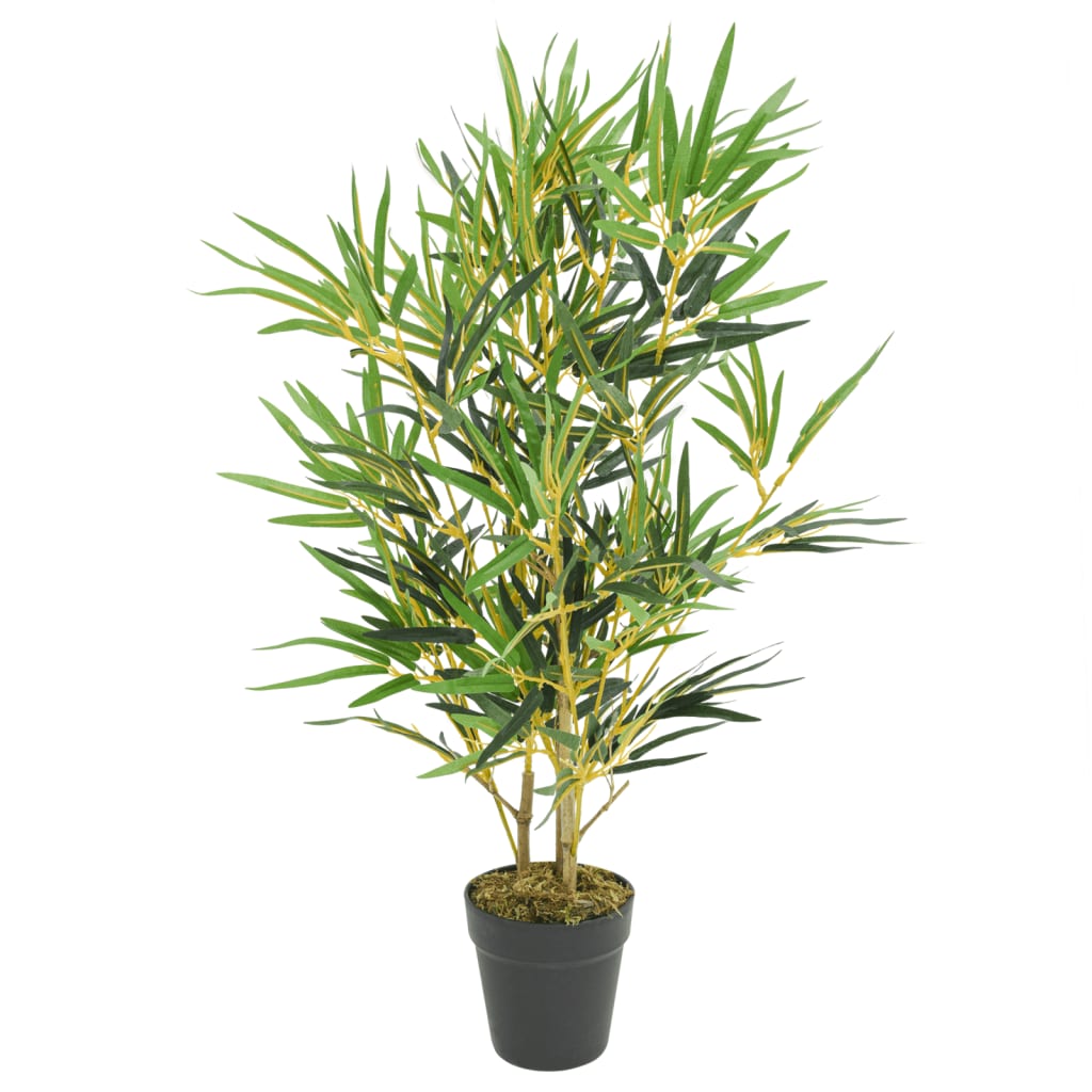 Kunstplant Bamboe 552 Bladeren 120 Cm Groen