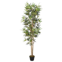 Kunstplant Bamboe 552 Bladeren 120 Cm Groen