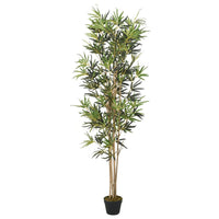 Kunstplant Bamboe 552 Bladeren 120 Cm Groen