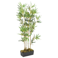 Kunstplant Bamboe 552 Bladeren 120 Cm Groen