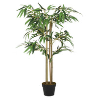 Kunstplant Bamboe 380 Bladeren 80 Cm Groen