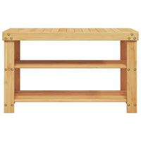 Schoenenrek 3-Laags 70X27,5X45 Cm Bamboe