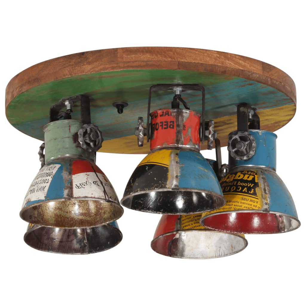 Plafondlamp 25 W E27 50X50X25 Cm Meerkleurig