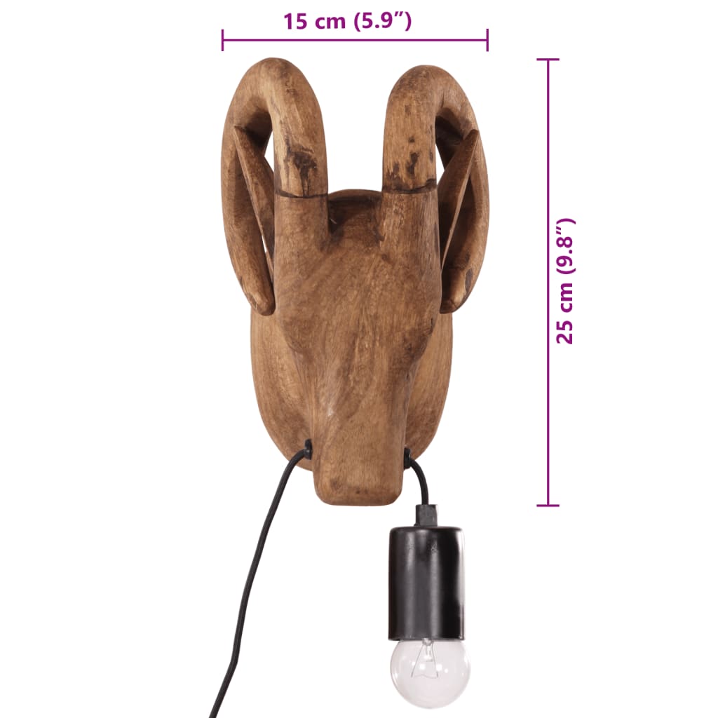 Wandlamp Dierenvorm 25 W 15X24X25 Cm E27