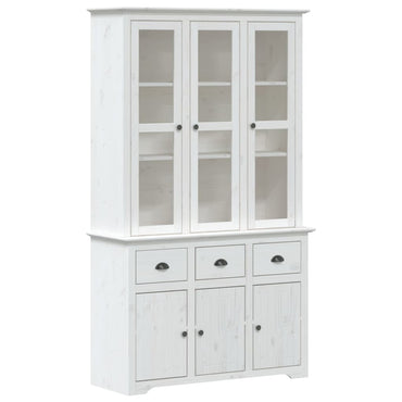 Hoge Kast Bodo 115,5X43X200,5 Cm Massief Grenenhout
