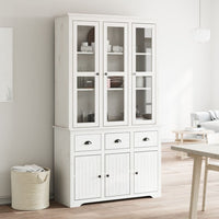 Hoge Kast Bodo 115,5X43X200,5 Cm Massief Grenenhout