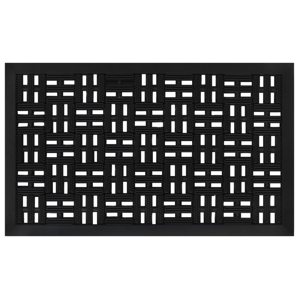 Deurmat Rechthoekig 45X75 Cm Rubber