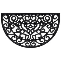 Deurmat Halfrond 45X75 Cm Rubber