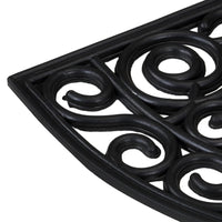 Deurmat Halfrond 45X75 Cm Rubber