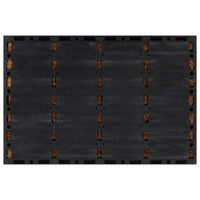 Deurmat Rechthoekig 40X60 Cm Rubber En Kokosvezel