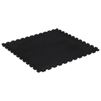 Rubbertegel 12 Mm 100X100 Cm Zwart
